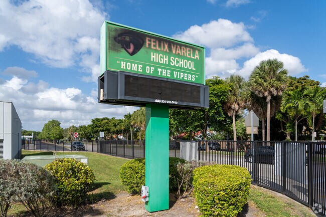 Felix Varela Senior High welcomes students to its Kendale Lakes West campus.