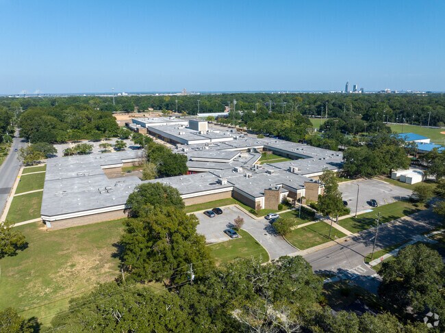 LeFlore is the only school in the Mobile County Public School System divided into two schools.