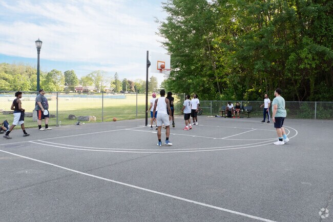 With several courts to enjoy there is always a great pick up game ready in Central Park.