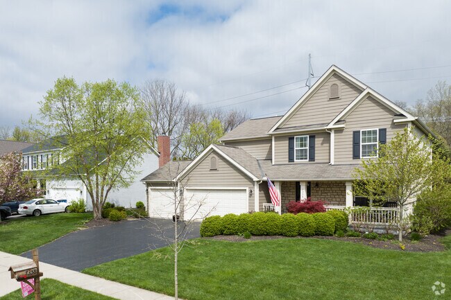 Beautiful new Colonial homes in Olde Sawmill are perfect for families.