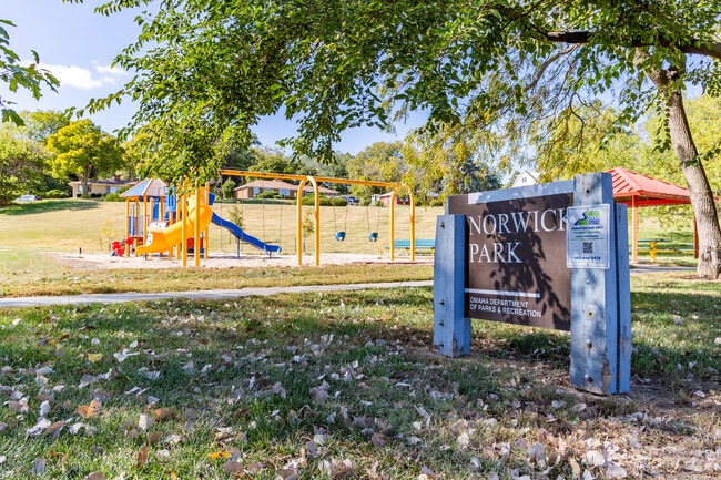 Children in North Ohama enjoy Norwick Park's playground and open green spaces.