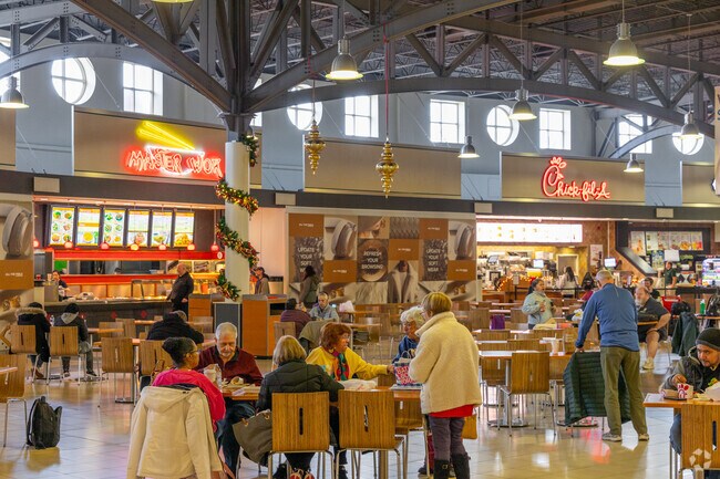 The Monmouth Mall in Eatontown food court is a popular place to meet with friends over a bite.