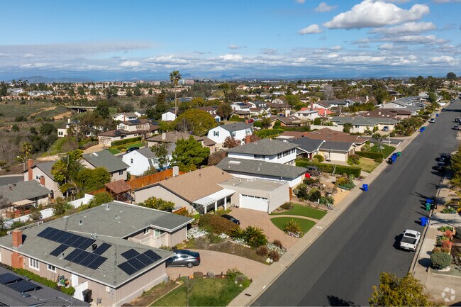 The streets in University City are quiet and conveniently close to a bustling commercial area.