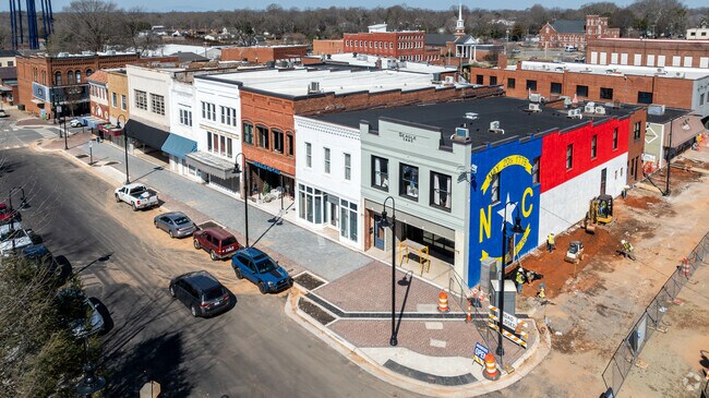The Downtown area of Newton is still under construction but looks great so far.