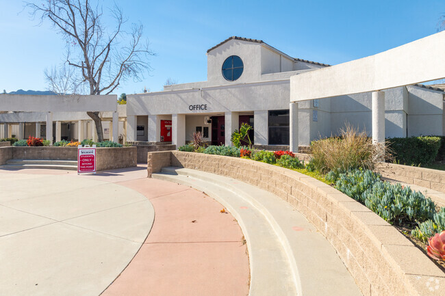 Front main office of the school is easily located in Willow Elementary School.