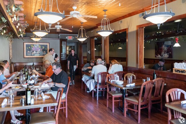 There is rarely an empty seat inside the dining room at Spano's in Point Pleasant Beach. (1)