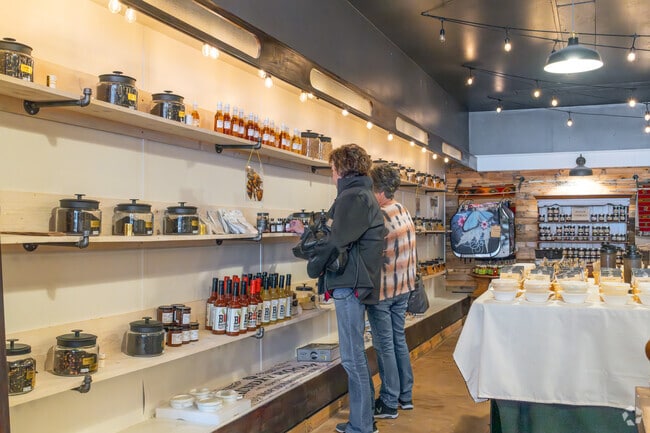 Gainesville residents enjoy spending time together shopping in one of the many shops downtown.
