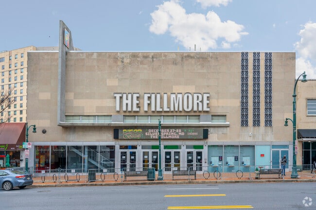 The Fillmore has musical performances and comedy special events.
