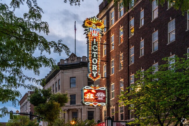 Victory Theatre in downtown is a short trip away for Presidents residents.