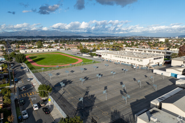 Chester W. Nimitz Middle School  has multiple basketball courts.