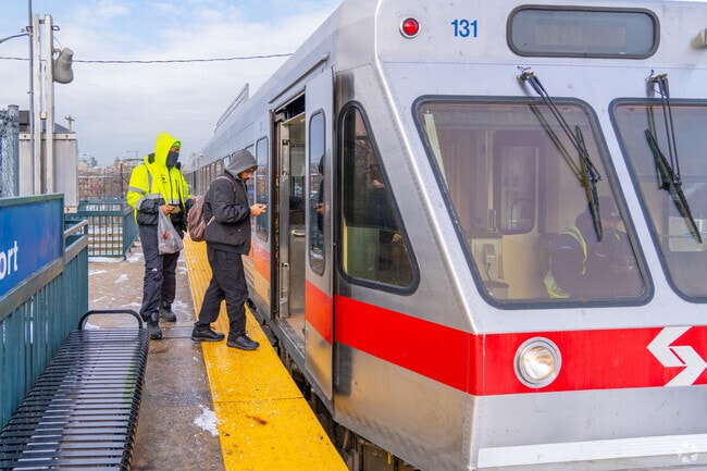 Hop on a SEPTA train in Bridgeport for a quick commute to downtown Philly.