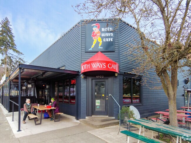 Both Ways Café entrance.