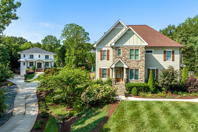 New construction homes are popular in the Olde Providence South area of Charlotte, NC.