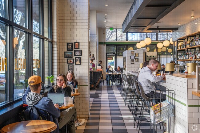 You can grab a coffee and get work done at General Muir near Greater Valley Brook.