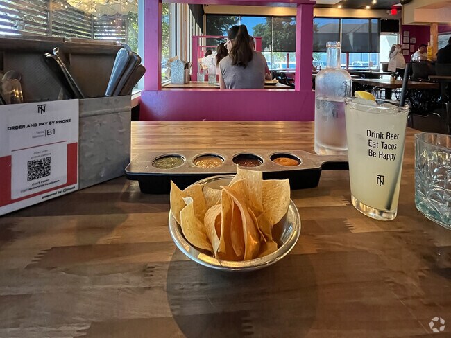 You can do a taste test to discover your favorite salsa at Nixtaco.