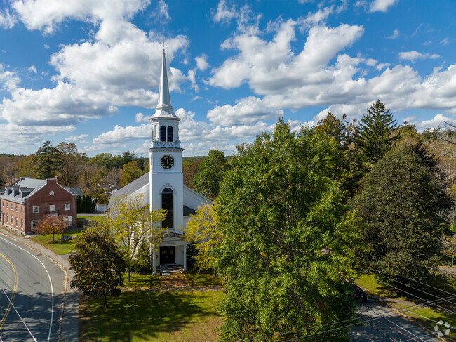 The Community Church welcomes all denominations and is located in the old town center.
