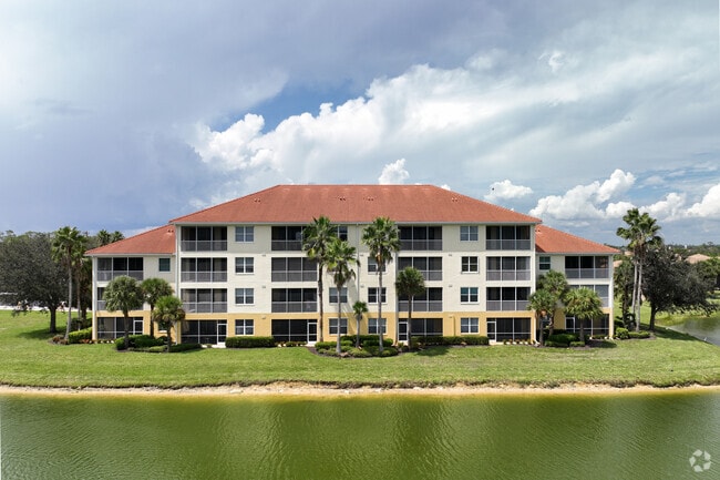 Condominiums are manly built around the golf course in Pelican Preserve neighborhood.