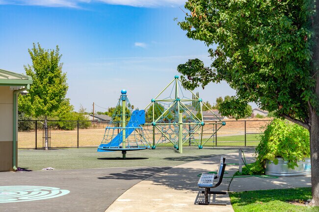 Kids love the playground at Edgewater Elementary School.