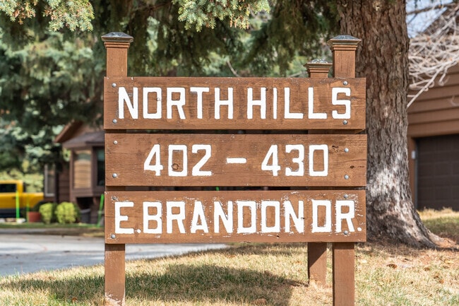 The neighborhood of North Hills contains a number of different housing developments.