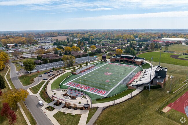 Residents of Downtown Marion can enjoy watching Wesleyan University play at home.