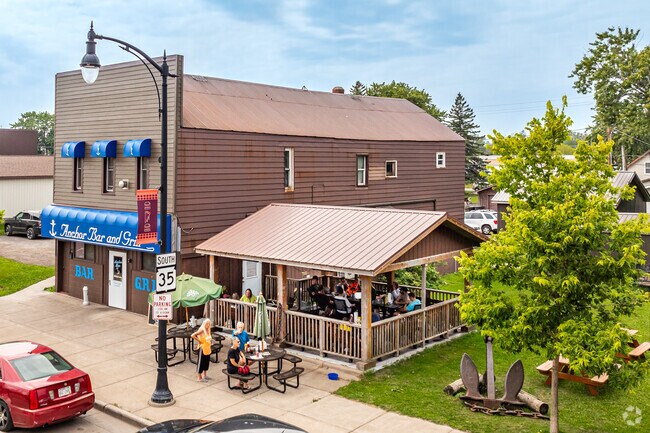 The renowned Anchor Bar and Grill is a favorite hangout for bitg locals and visitors.