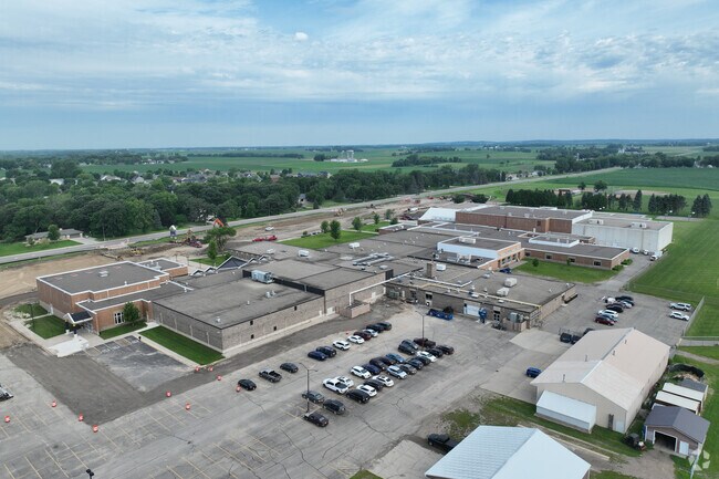 Melrose Middle School lies in northern Melrose.