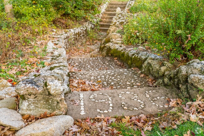 The water spring was once used at an old farm before it was Valley View Park.