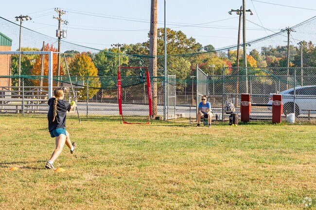 Alice Bell Park sits on 12 acres and features 6 baseball fields residents appreciate.