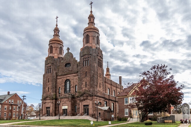 St. Stanislaus is a historical church sits on the edge of downtown in Chicopee.