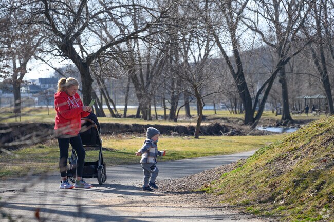 Goffle Brook Park in Hawthorne is great for a walk with the kids.