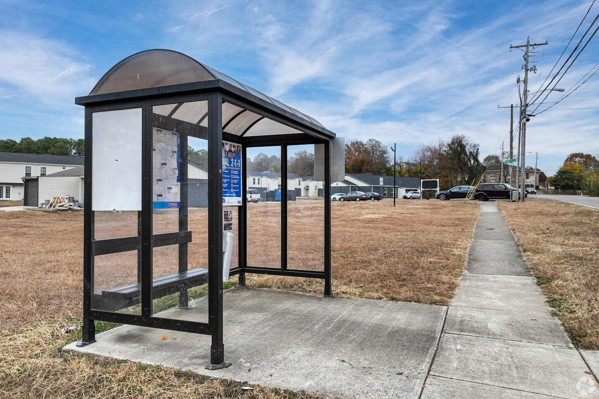Residents of Chapman Heights can catch the Huntsville Orbit bus.
