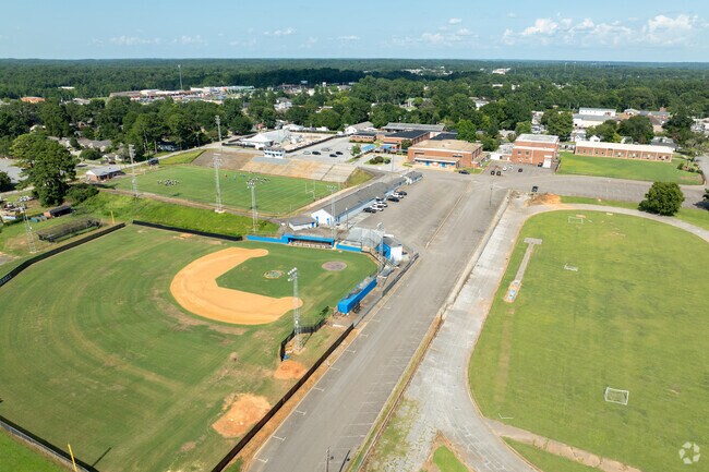 Echols Middle School has great athletic fields.