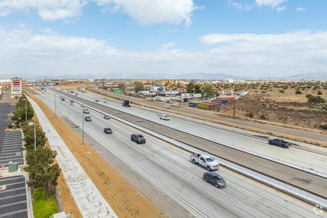 Interstate 15 is west of The Mesa which connects residents to San Bernardino and Los Angeles.