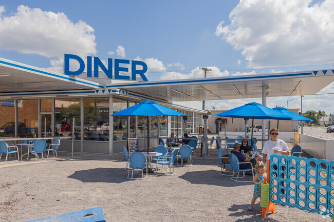 The Diner near Timber Ridge is a local hotspot for breakfast.