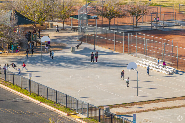 Shoot some hoops at Desert Oasis Elementary School in Surprise.