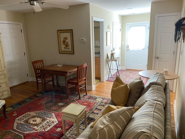 Living room/dining area.