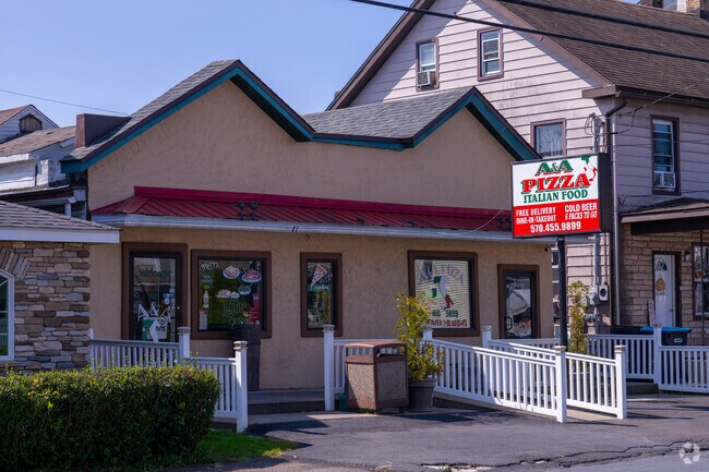 Beaver Meadows features a single dining option—A&A Pizza and Italian Food—located on Broad Street.