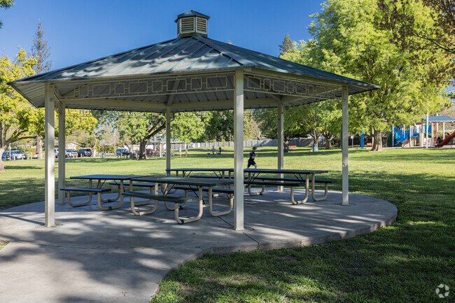 Here's a good observation space to watch a soccer game at Ashton Park.