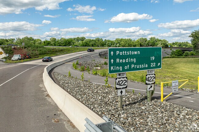 Rt 422 is the major roadway taking visitors in and out of East Coventry.