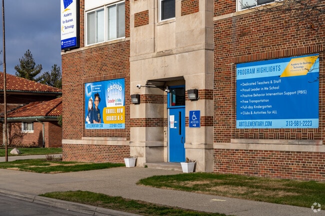 Academy for Business & Technology Elementary School, Entrance.