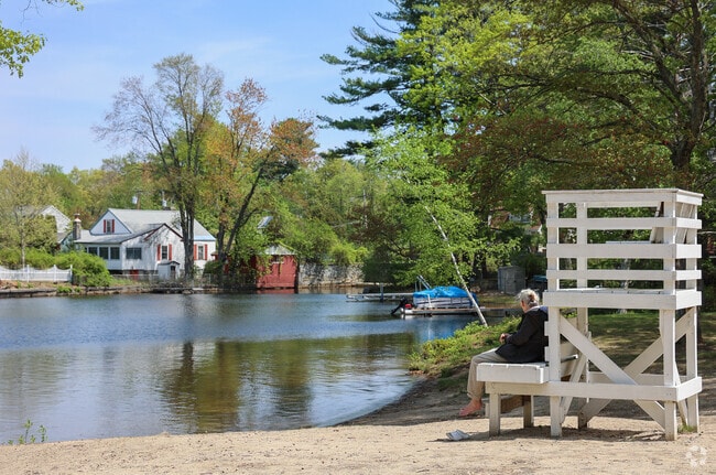 Take a peaceful moment to soak in the scenic views of Nabnasset Pond, just a short distance from West Chelmsford.
