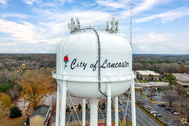 The City of Lancaster is located 1 hour south of Uptown Charlotte.