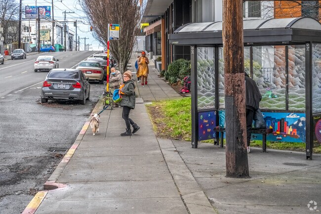 Atlantic provides reliable public transportation for residents to take around Seattle.