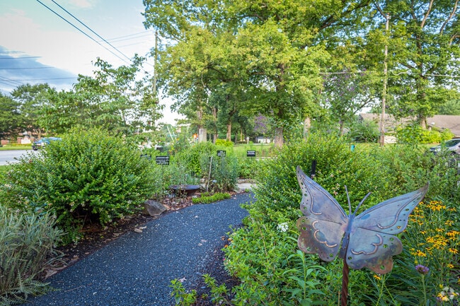 Visit the Butterfly Garden found at the Tucker Recreation Center.