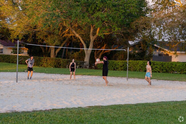 West Wind Park features two volleyball courts for residents.