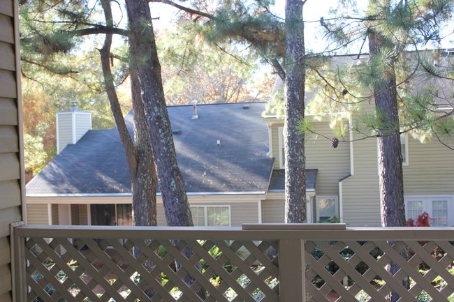 view from balcony: neighbors not too close