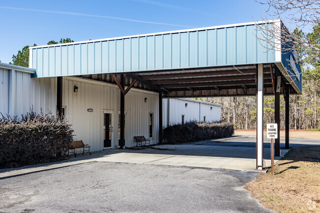 Trinity Christian Academy in St Stephen has a covered drop off area.
