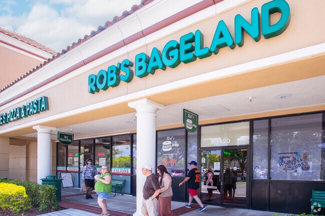 Come and support your local businesses and eat at Rob's Bageland in Lakeview Center, just 10 minutes north of Westwood Community South, Florida.