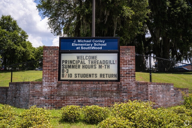 J. Michael Conley Elementary School at Southwood is on East Orange Avenue in Tallahassee, FL.