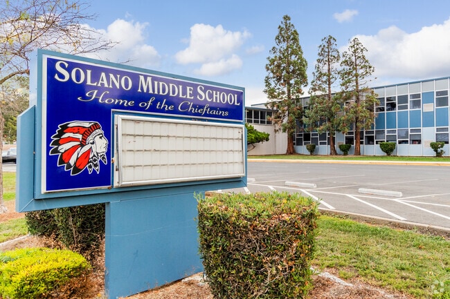 Students of Solano Middle School, near Hiddenbrooke, are proud to be home of the Chieftains.